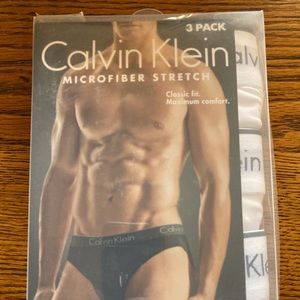 Calvin Klein Microfiber Hip Briefs